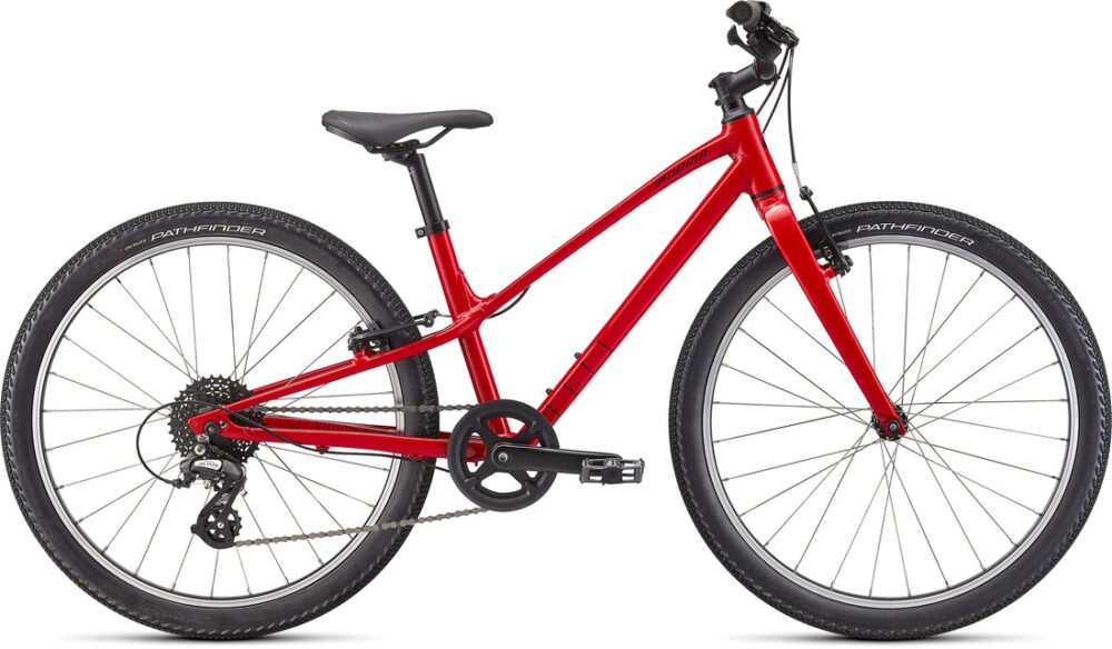 Bicicleta copii mtb SPECIALIZED Jett 24 - Gloss Flo Red | 8-12 ani