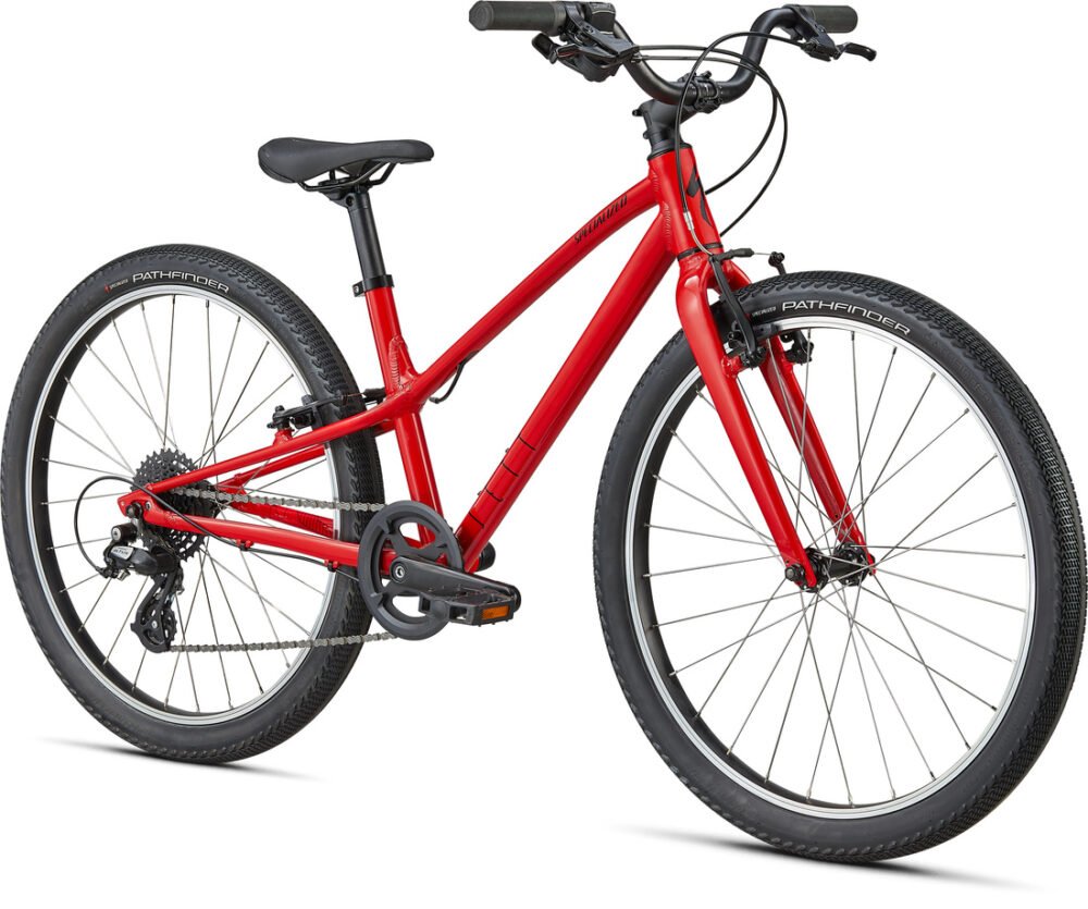 Bicicleta copii mtb SPECIALIZED Jett 24 - Gloss Flo Red | 8-12 ani