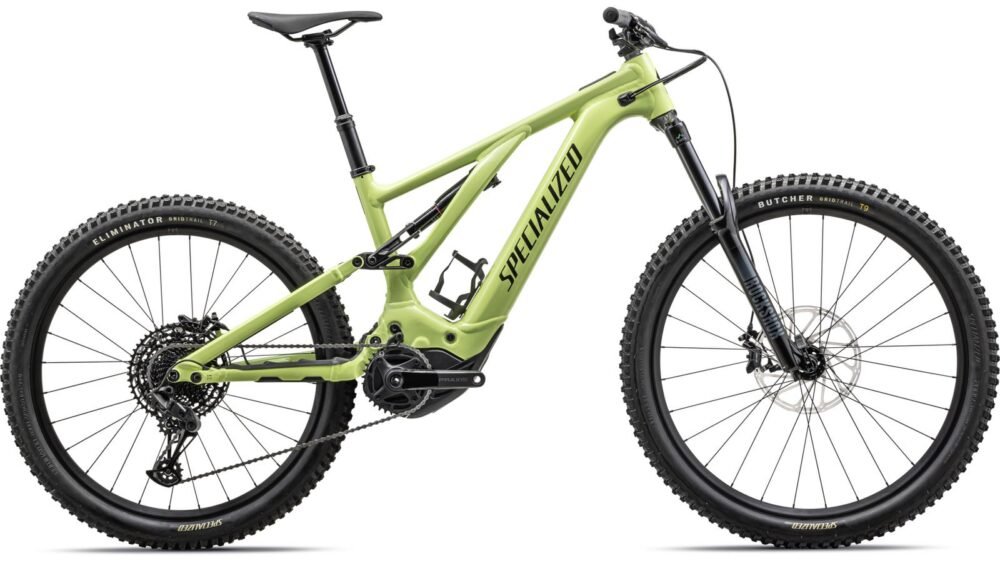 Bicicleta SPECIALIZED Turbo Levo Alloy - Gloss Limestone/Black — Verde — Mărime S6 — SKU 95223-7306 Bicicleta SPECIALIZED Turbo Levo Alloy - Gloss Limestone/Black