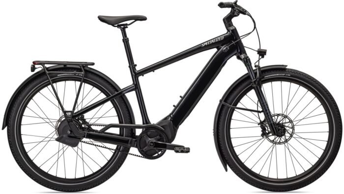 Bicicleta SPECIALIZED Turbo Vado 5.0 IGH - Cast Black/Silver Reflective — negru — Mărime XL — SKU 95322-3405 Bicicleta SPECIALIZED Turbo Vado 5.0 IGH - Cast Black/Silver Reflective