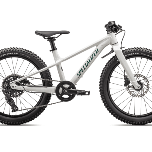 Bicicleta copii mtb SPECIALIZED Riprock 20 - Gloss Dune White Pngrn | 6-9 ani — alb — SKU 96524-8220 Bicicleta copii mtb SPECIALIZED Riprock 20 - Gloss Dune White Pngrn | 6-9 ani