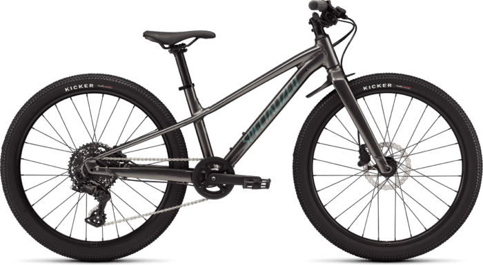 Bicicleta Copii Mtb SPECIALIZED Riprock 24 - Gloss Smk/Fjord Metallic | 9-12 ani — gri — SKU 96526-8324 Bicicleta Copii Mtb SPECIALIZED Riprock 24 - Gloss Smk/Fjord Metallic | 9-12 ani
